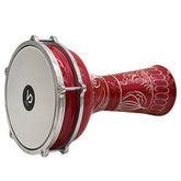 Darbuka Turque Rouge Gravé VTD2035E Red - SOLISTOS